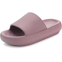 BRONAX Pillow Slippers for Women and Men | House Slides Shower Sandals | Cushioned Thick Sole