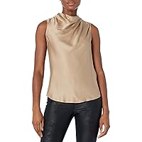 Trina Turk Women's Sleeveless Cowl Neck Blouse