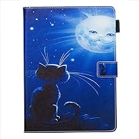 Flip Case for Samsung Galaxy Tab A 8 2019 SM-P200/P205,Cat Tiger Butterfly Animals Floral Pattern Pu Leather Case Cover Magnetic Clasp