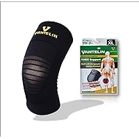Medically Inspired Knee Support (Extra Large (XL) Size 16 - 17 inches) Knee Protect Based on Taping Theory Provides Stability For Wobbly Knees Makes going Up and Down The Stairs Easy