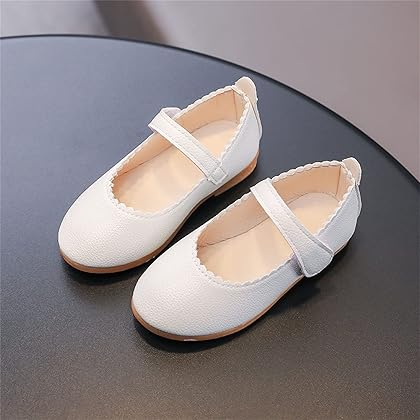 TODOZO Summer And Autumn Fashion Cute Girls Casual Shoes Round Toe Solid Color Flat Bottom Lightweight Girls Rain Boots Size 1