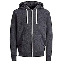 Mens Hoodies Sweatshirts Casual Long Sleeve Pullover Jackets Hooded Lightweight Drawstring Soft Loose Fit Classic Tops