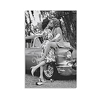 Romance of Two Girls Sexy Girl Black And White Lesbian Poster (11) Canvas Painting Posters And Prints Wall Art Pictures for Living Room Bedroom Decor 12x18inch(30x45cm) Unframe-style