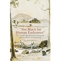 “Too Much for Human Endurance”: The George Spangler Farm Hospitals and the Battle of Gettysburg “Too Much for Human Endurance”: The George Spangler Farm Hospitals and the Battle of Gettysburg Paperback Kindle Audible Audiobook Hardcover