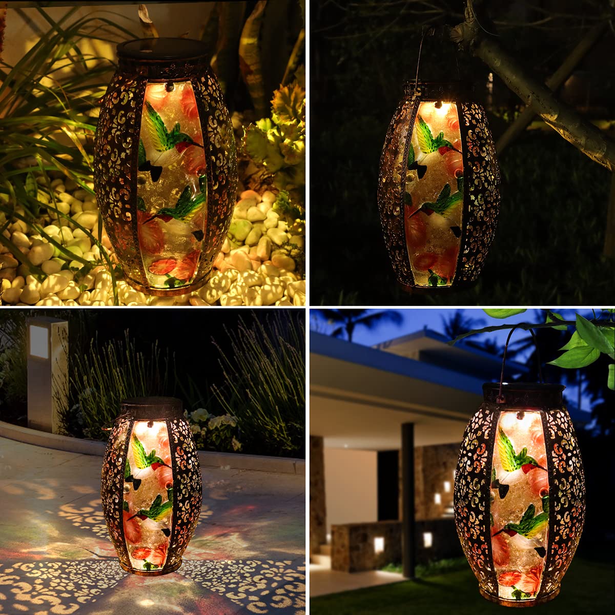Mua Solar Lanterns Outdoor Light - Solar Powered LED Hummingbird ...