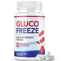 Glucofreeze Pills - Official Formula Gluco Freeze Pills - Glucofreeze Pills Sugar, Gluco Freeze Dietary Supplement, GlucoFreeze Advanced Strength Formula with Cinnamon, Turmeric, Goji (60 Capsules)