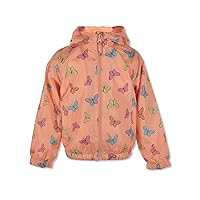 Girls' Butterfly Spring Windbreaker Jacket