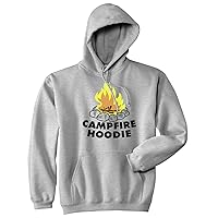 Crazy Dog T-Shirts Campfire Hoodie Funny Happy Camper Summer Camping Outdoor Hooded Sweatshirt