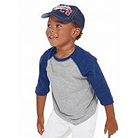 Clementine Toddler Baseball Fine Jersey T-Shirt RS3330 -VN Heather/V 2T