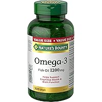 Nature's Bounty Omega-3 1200mg 200 Count