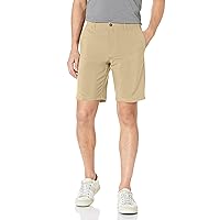 Jack Nicklaus Men's Flat Front Golf Short with Active Waistband and Media Pocket (Size 29-44)