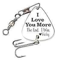 I Love You More Gifts The End I Win Gift MADE IN USA Personalized Fishing Lure Personalized Mens Valentine's Day Gift For Him The End I Win Fishing Lure END-LURE