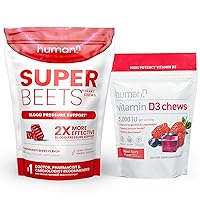 humanN SuperBeets Heart Chews & D3 Chews