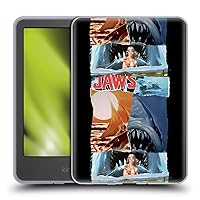 Head Case Designs Officially Licensed Jaws Collage Art Graphics Soft Gel Case Compatible with Amazon Kindle 11th Gen 6in 2022