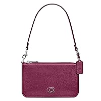 Coach Unisex Pouch Bag In Crossgrain Leather