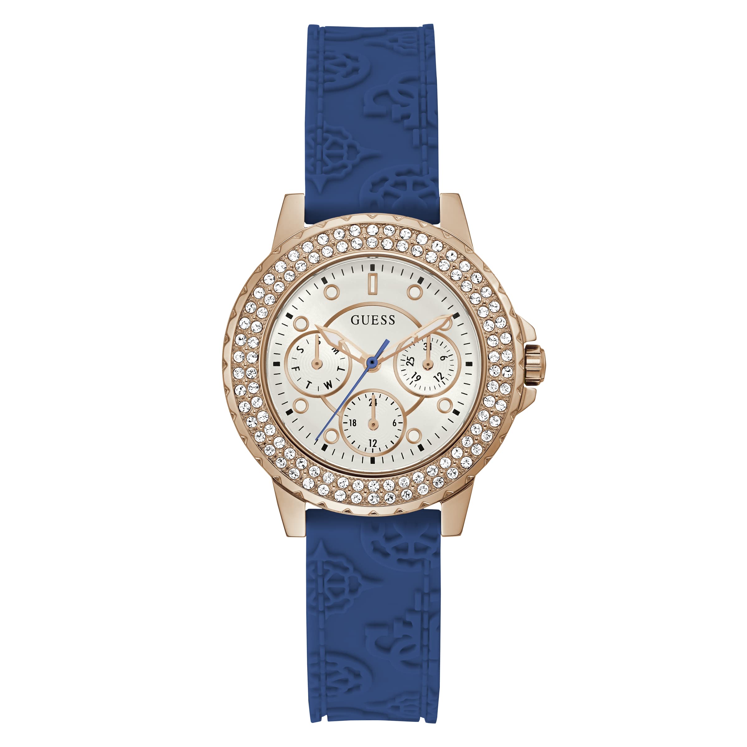 GUESS Ladies Sport Crystal Multifunction 36mm Watch