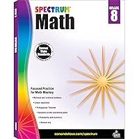 Spectrum 8th Grade Math Workbooks, Ages 13-14, Geometry, Integers, Rational & Irrational Numbers, and Pythagorean Theorem 8th Grade Math Practice, Grade 8 Math Workbook For Teens (Volume 49) Spectrum 8th Grade Math Workbooks, Ages 13-14, Geometry, Integers, Rational & Irrational Numbers, and Pythagorean Theorem 8th Grade Math Practice, Grade 8 Math Workbook For Teens (Volume 49) Paperback