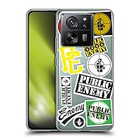 Officially Licensed Public Enemy Collage Graphics Soft Gel Case Compatible with Xiaomi 13T 5G / 13T Pro 5G