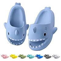 Kids Shark Cloud Slides | Toddler Boys Girls Shower Slippers | Boys Girls Cute Cartoon Fish Flip Flops | Beach Pool Home Sandals | Quick Dry Non-Slip