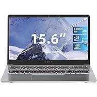 Laptops, 15 Inch Laptop, Laptop Computer with 128GB ROM 4GB RAM, Intel N4000 Processor(Up to 2.6GHz), 2.4G/5G WiFi, BT5.0, Type C, USB3.2, Mini-HDMI, 53200mWh Long Battery Life