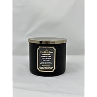 Mahogany Teakwood Intense 3 Wick Candle 14.5 oz / 411 g (Made with Natural Essential Oils)