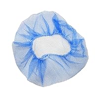 Disposable Honeycomb Nylon Hair Nets | Breathable | 100 Count [BLUE | 18”]