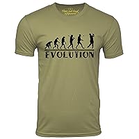 Golf Evolution Funny T-Shirt Golfer Humor Tee