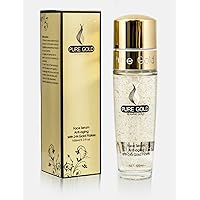 Iso Beauty 24K Pure Gold Flakes Anti-Aging Facial Serum - 3.3oz - Removes Fine Lines ans Wrinkles