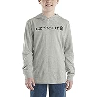 Carhartt Boys' Long-Sleeve Hooded Graphic T-Shirt