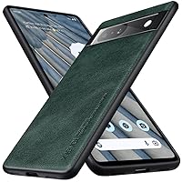 X-level Google Pixel 7A Case, Thin Slim PU Leather Elegant Soft TPU Bumper Shockproof Protective Cases Phone Cover for Google Pixel 7A 2023(Green)