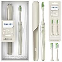 Philips One by Sonicare Snow Rechargeable Toothbrush, Brush Head Bundle, BD3002/AZ