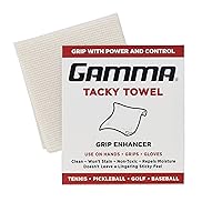 Gamma Tacky Towel Grip Traction Enhancer - Ideal for Tennis, Golf, Baseball, Football, Softball, or Basketball 8.00