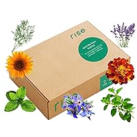 Rise Gardens Seed Pods for Hydroponic Growing System, 60+ Seed Pods to Choose from to Grow Fresh Herbs, Greens, and Vegetables at Home - Save The Bees (12 Pack)
