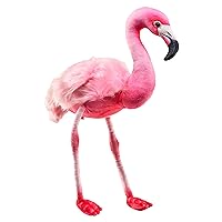 Wild Republic Artist Collection, Flamingo, Gift for Kids, 15 inches, Plush Toy, Fill is Spun Recycled Water Bottles.