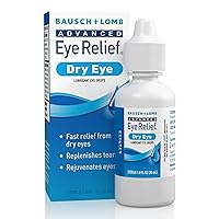 Bausch & Lomb Advanced Eye Relief Eye Drops, for Dry Eyes & Redness Relief, 30 mL