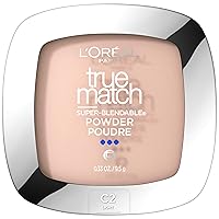 True Match Super Blendable Oil Free Foundation Powder, C2 Light, O.33 oz, Packaging May Vary