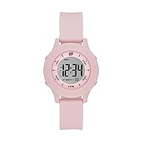 Skechers Women's Rosencrans Digi Quartz Plastic and Silicone Sports Digital Watch