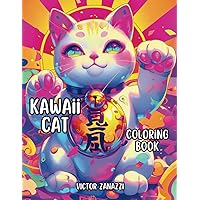 Kawaii Cat Coloring Book Kawaii Cat Coloring Book Paperback
