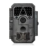 Trail Camera, 48MP 1296p, Clear 100ft Night Vision Motion Activated, Hunting Game Camera with Fast 0.1s Trigger Speed, IP66 Waterproof