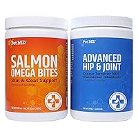 Pet MD Salmon Oil Omega 3 + Advanced Hip & Joint