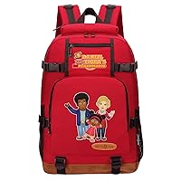 Teens Daniel The Tiger Student Bookbag Large Capacity Travel Daypacks Casual Wear Resistant Graphic Knapsack