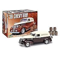 14529 '39 Chevy Sedan Delivery 1:24 Scale 97-Piece Skill Level 4 Model Car Building Kit, Blue,Clear,White