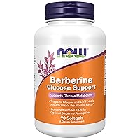 Supplements, Berberine Glucose Support, Combined with MCT Oil for Optimal Berberine Absorption, 90 Softgels