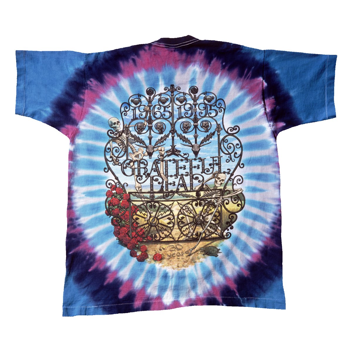 Liquid Blue Men's Grateful Dead 30th Anniversary Short-Sleeve T-Shirt