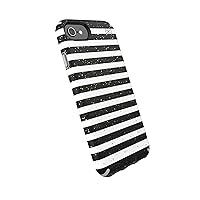 Speck Products Presidio Inked iPhone SE (2022)| iPhone SE (2020)| iPhone 8| iPhone 7 Case, Stripe Gold Specks/Marble Grey, Gray (132087-8902)