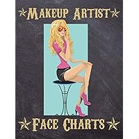 Makeup Artist Face Charts: Makeup cards to paint the face directly on paper with real make-up - Ideal for: professional make-up artists, vloggers and cosplay influencers - 150 cards - Size 8,5x11 Makeup Artist Face Charts: Makeup cards to paint the face directly on paper with real make-up - Ideal for: professional make-up artists, vloggers and cosplay influencers - 150 cards - Size 8,5x11 Paperback