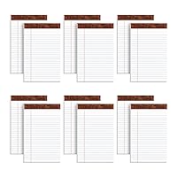 TOPS 5 x 8 Legal Pads, 12 Pack, The Legal Pad Brand, Narrow Ruled, White Paper, 50 Sheets Per Writing Pad, Made in the USA (7500)