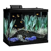 Tetra ColorFusion Aquarium 20 Gallon Fish Tank Kit, Includes LED Lighting and Decor