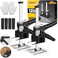 Labor Saving Arm Jack 2 Packs, 12-inch Tool Lift, Drywall Hand Lift for Wall Tile and Positioning Aid, Multi-Function Cabinet Board Lifter, Men's Labor-Saving