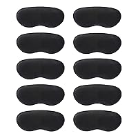 Heel Grips for Men and Women, Heel Pads Prevent Slipping, Rubbing, Blisters, and Foot Pain, Heel Cushion Inserts/Heel Protectors Liner/Shoe Filler to Make Shoes Fit Tighter (10 Pack Black)